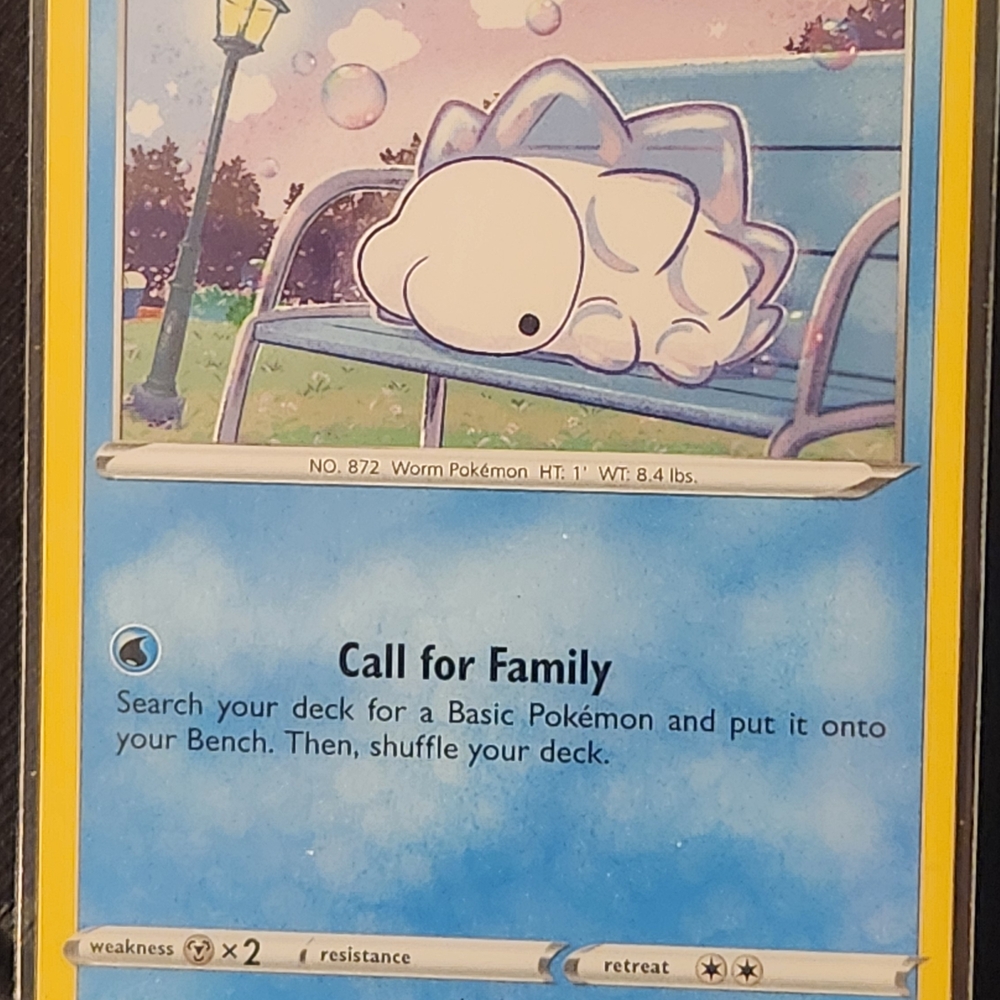 Pokémon Snom 029/072 Shining Fates Regular Basic 50 HP Common -  Misprint Error